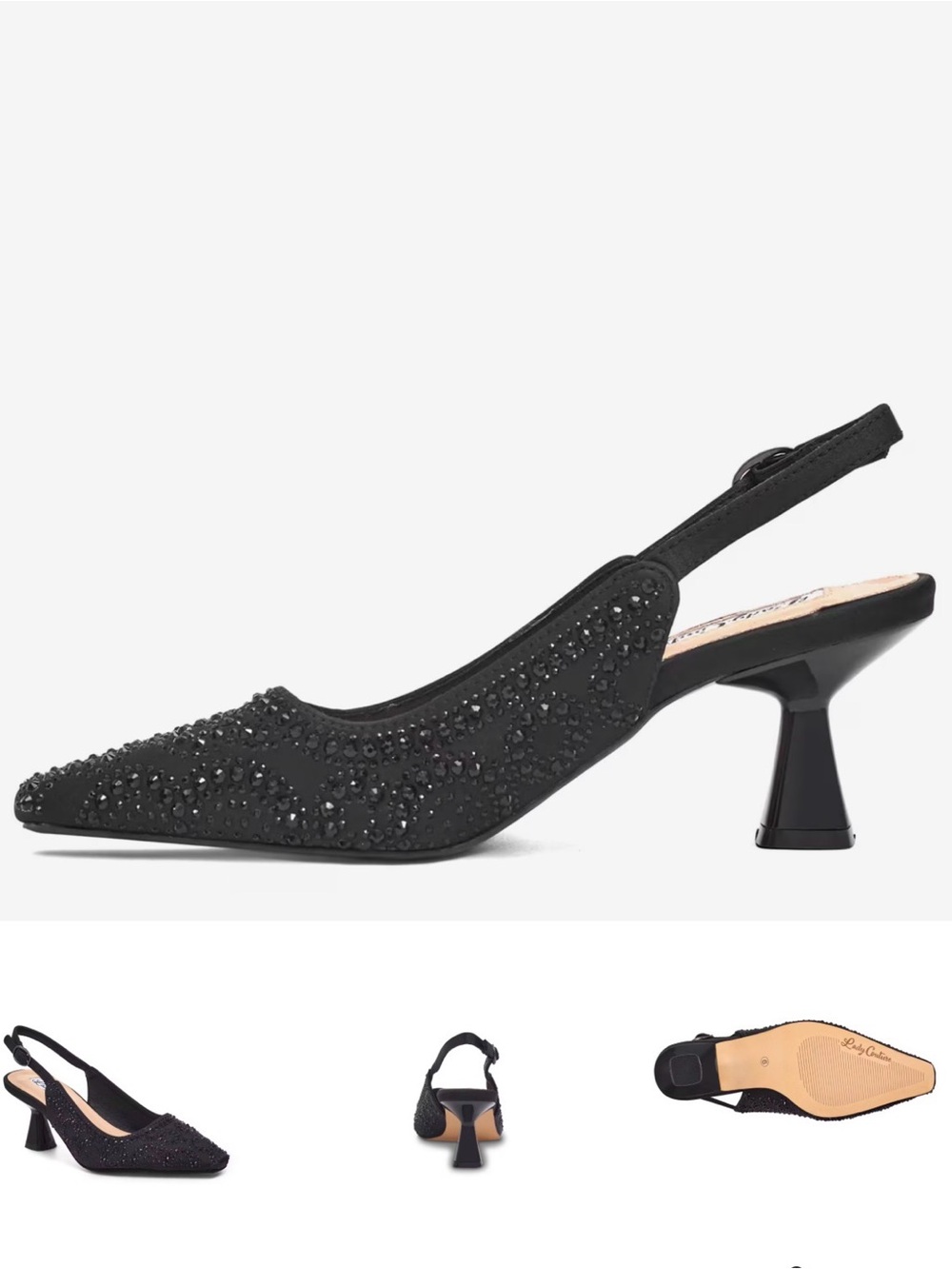 Lady Couture Lucy Pump - Black - Size 8